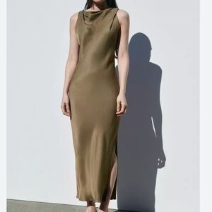 Zara satin dress